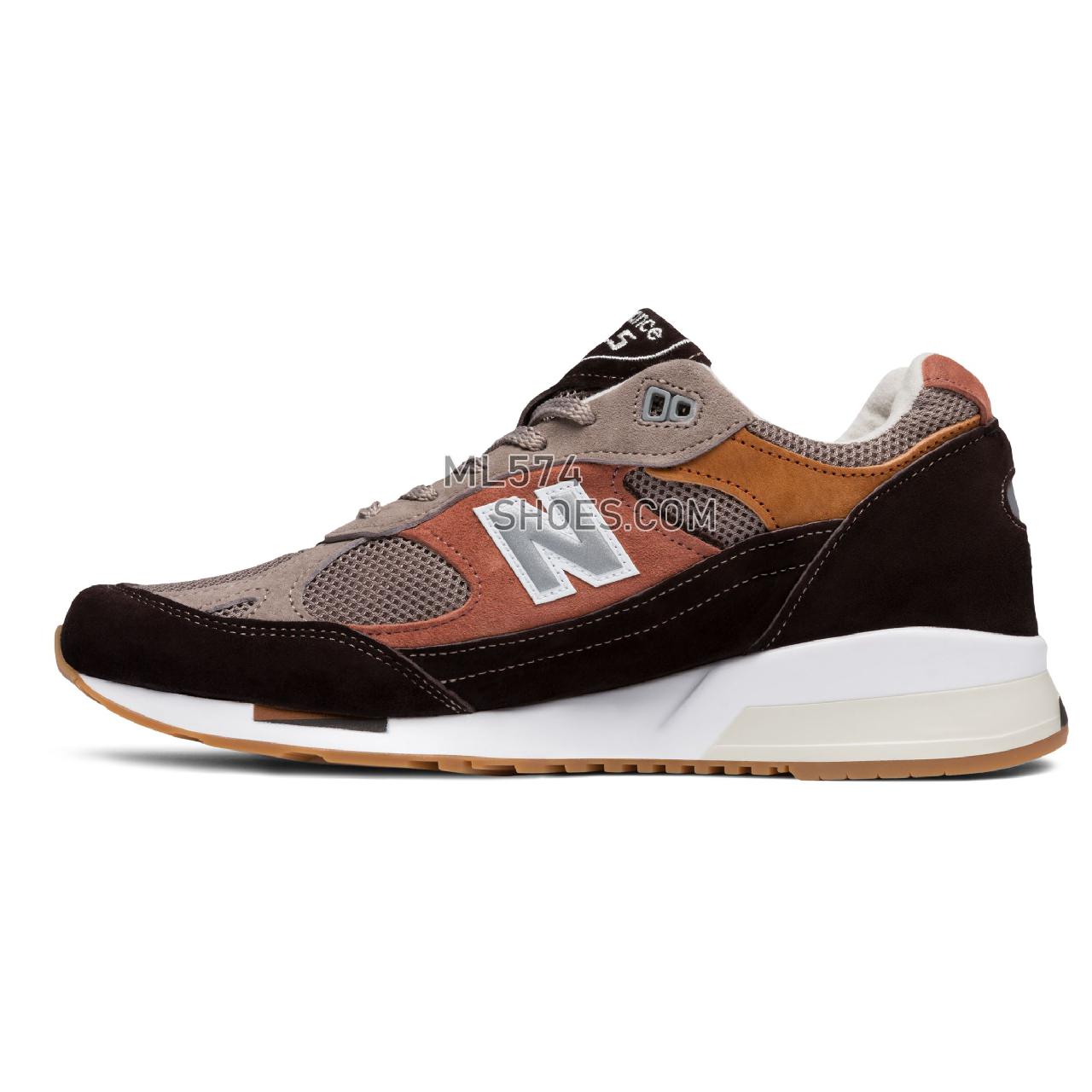 New Balance 991.5 Made in UK - Men's 991.5 Made in UK Classic M9915-SOL - Deliciosso with Tan - M9915FT