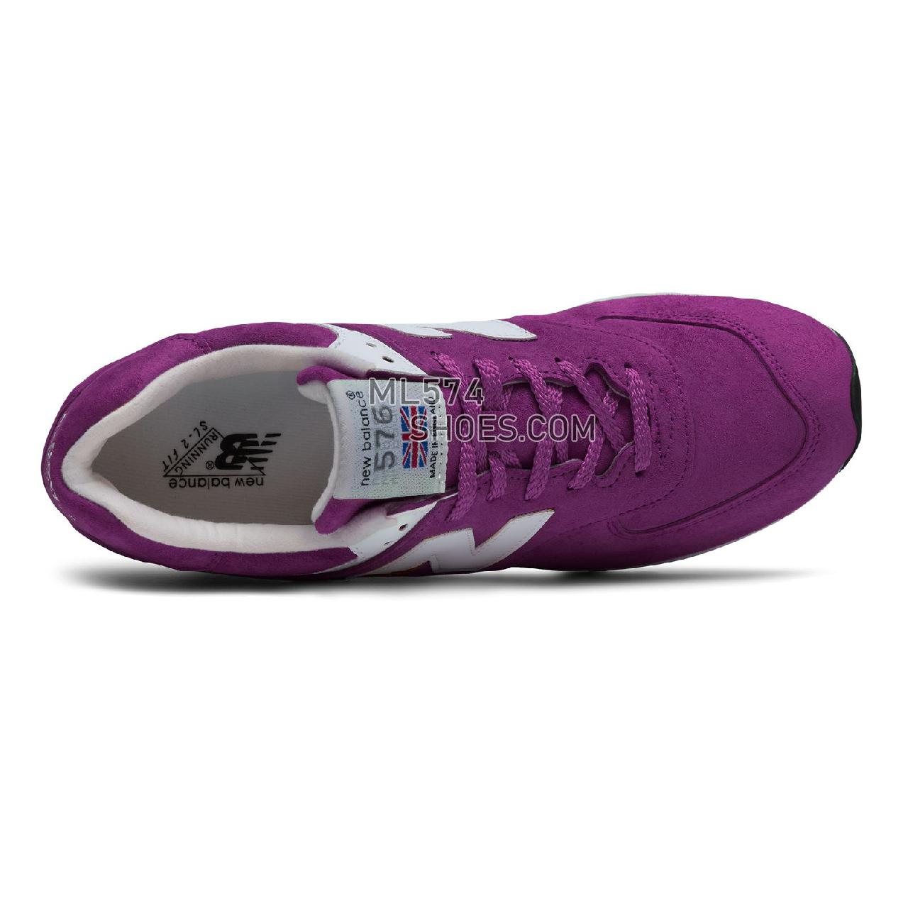 New Balance Made in UK 576 Colour Circle - Men's Made in UK 576 Colour Circle - Purple with White - M576PP