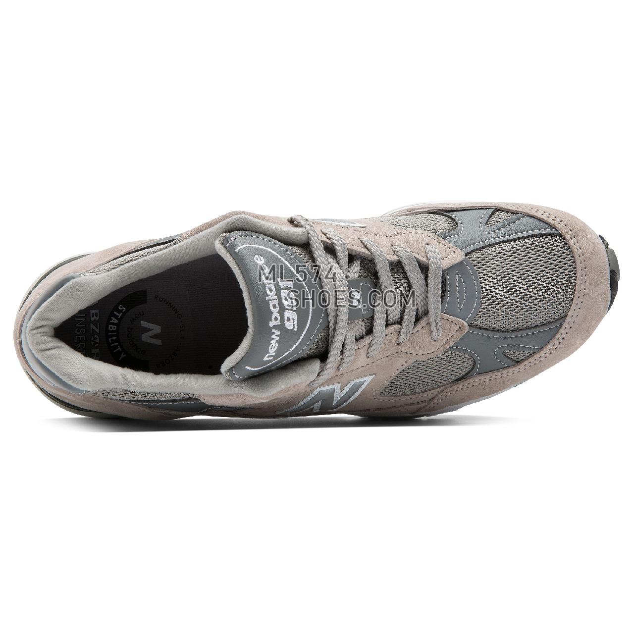 New Balance Made in UK 991 Leather - Men's Leather 991 - Grey - M991GL