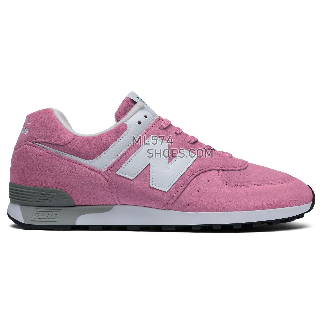 New Balance Made in UK 576 - Men's 576 Made in UK Classic M576-PS3 - Faded Rose with White - M576PNK