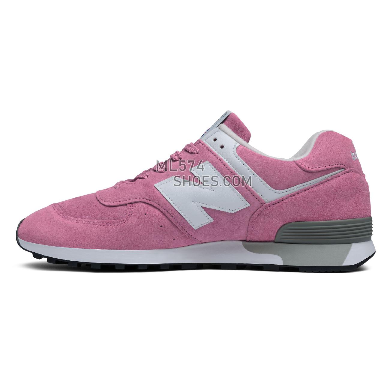 New Balance Made in UK 576 - Men's 576 Made in UK Classic M576-PS3 - Faded Rose with White - M576PNK