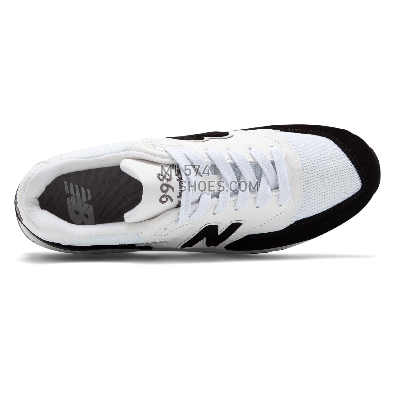 New Balance Made in US 998 - Men's Made in US 998 - Black with White - M998PSC