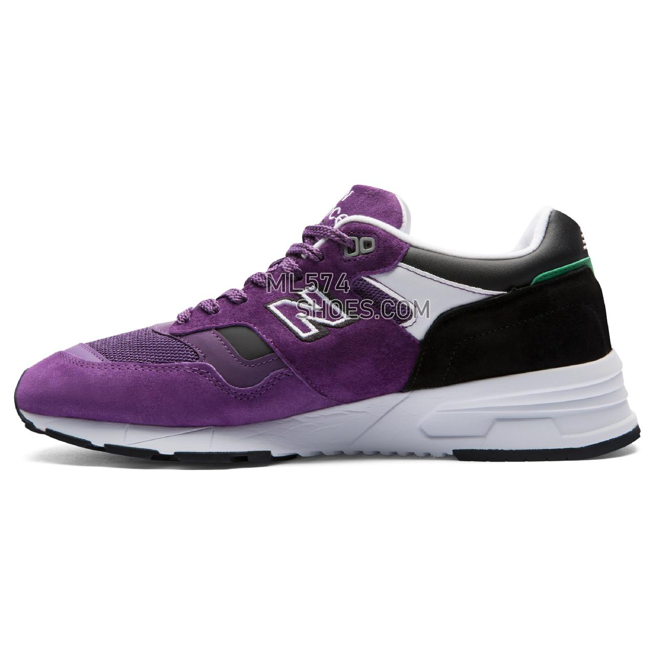 New Balance Made in UK 1530 Racq Pacq - Men's Made in UK 1530 Racq Pacq ML1530V1-23751-M - Purple with Black and Green - M1530CRT