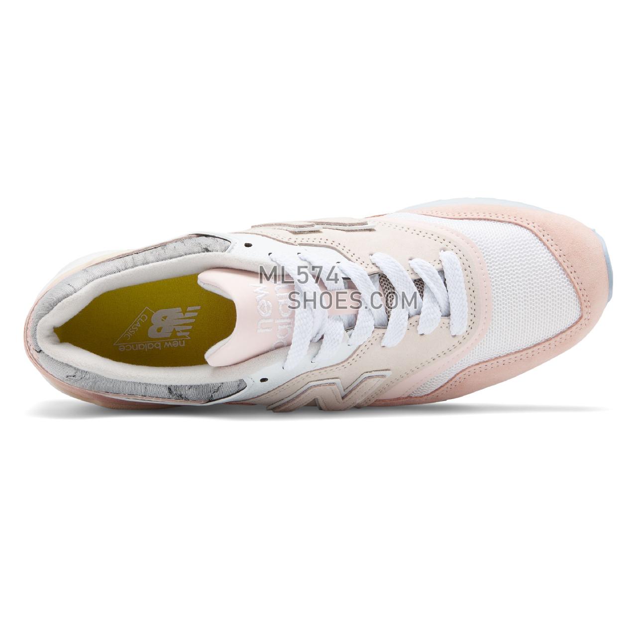 New Balance Made in US 997 - Men's Made in US 997 - White with Pink - M997LBH