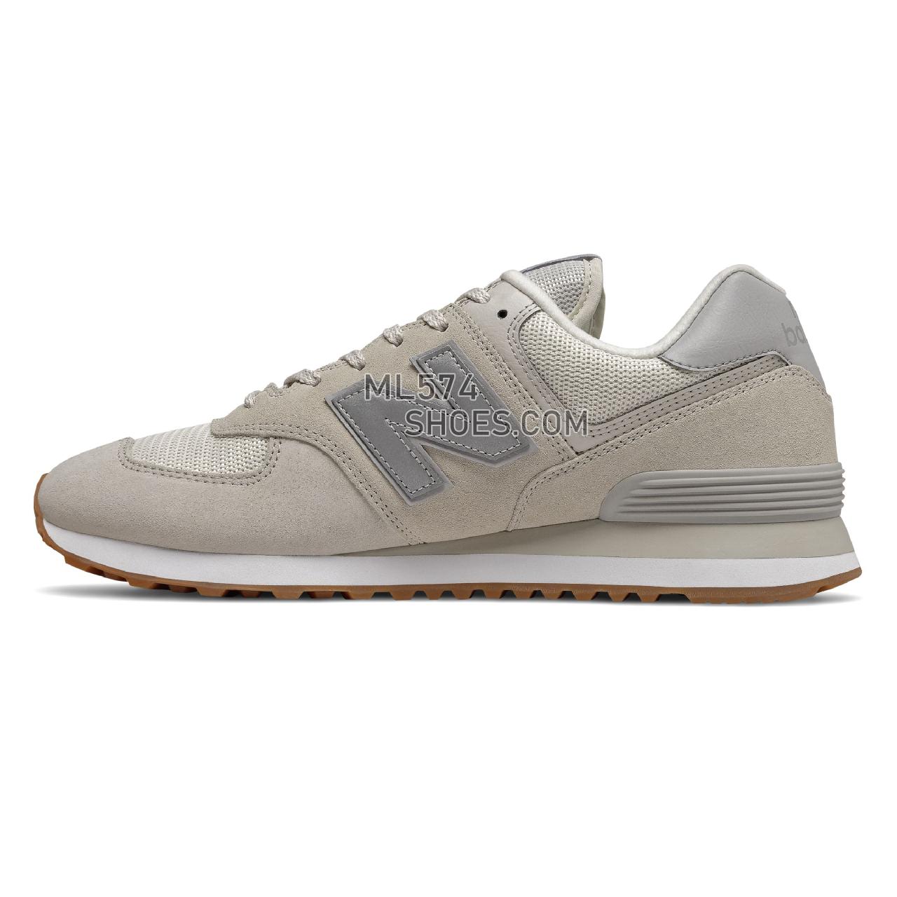 New Balance 574 Super Core - Men's 574 Classic - Moonbeam with White - ML574SPS