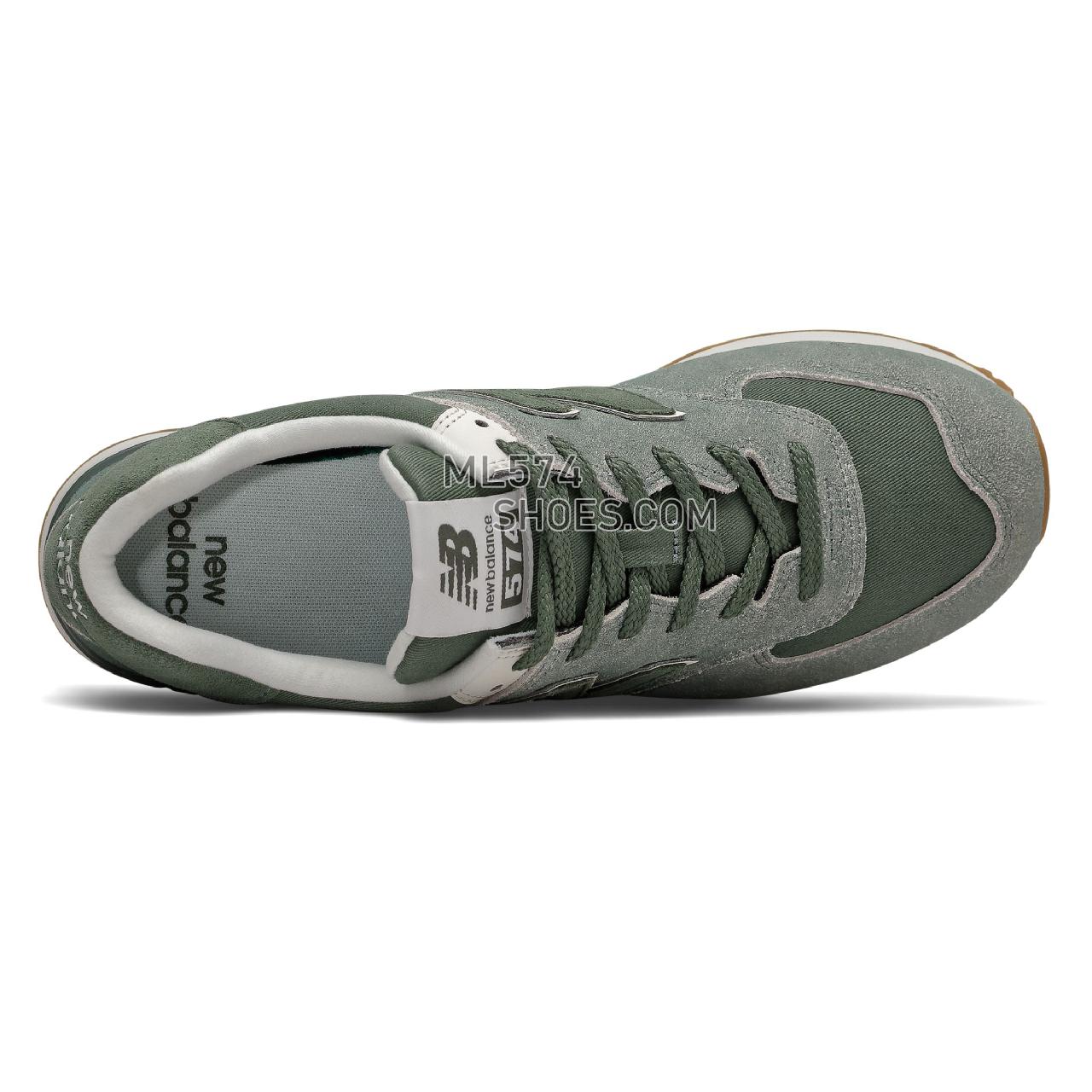 New Balance 574 - Men's 574 Classic - Slate Green with Linen Fog - ML574SPC
