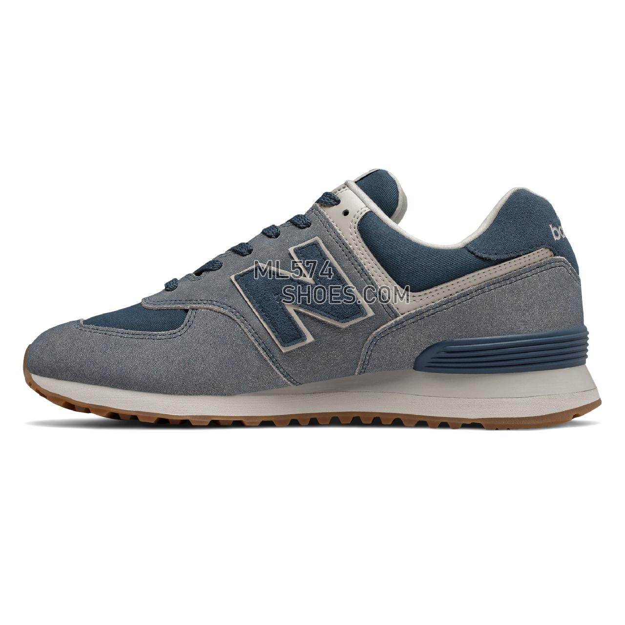 New Balance 574 - Men's 574 Classic - Stone Blue with Linen Fog - ML574SPD