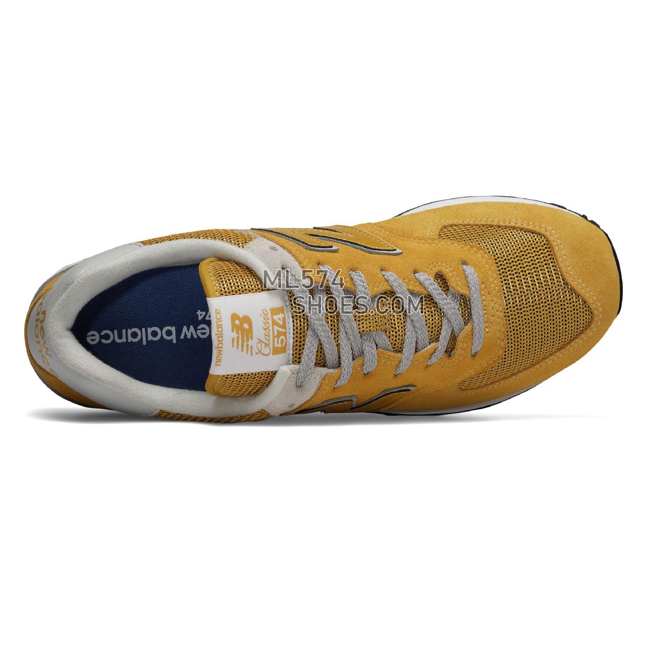 New Balance 574 - Men's 574 Classic ML574-ES - Yellow - ML574EYW