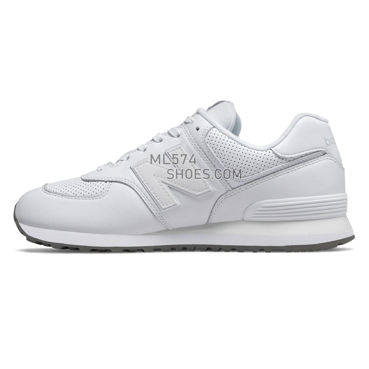 New Balance 574 - Men's 574 Classic ML574V2-26218-M - White - ML574SNQ