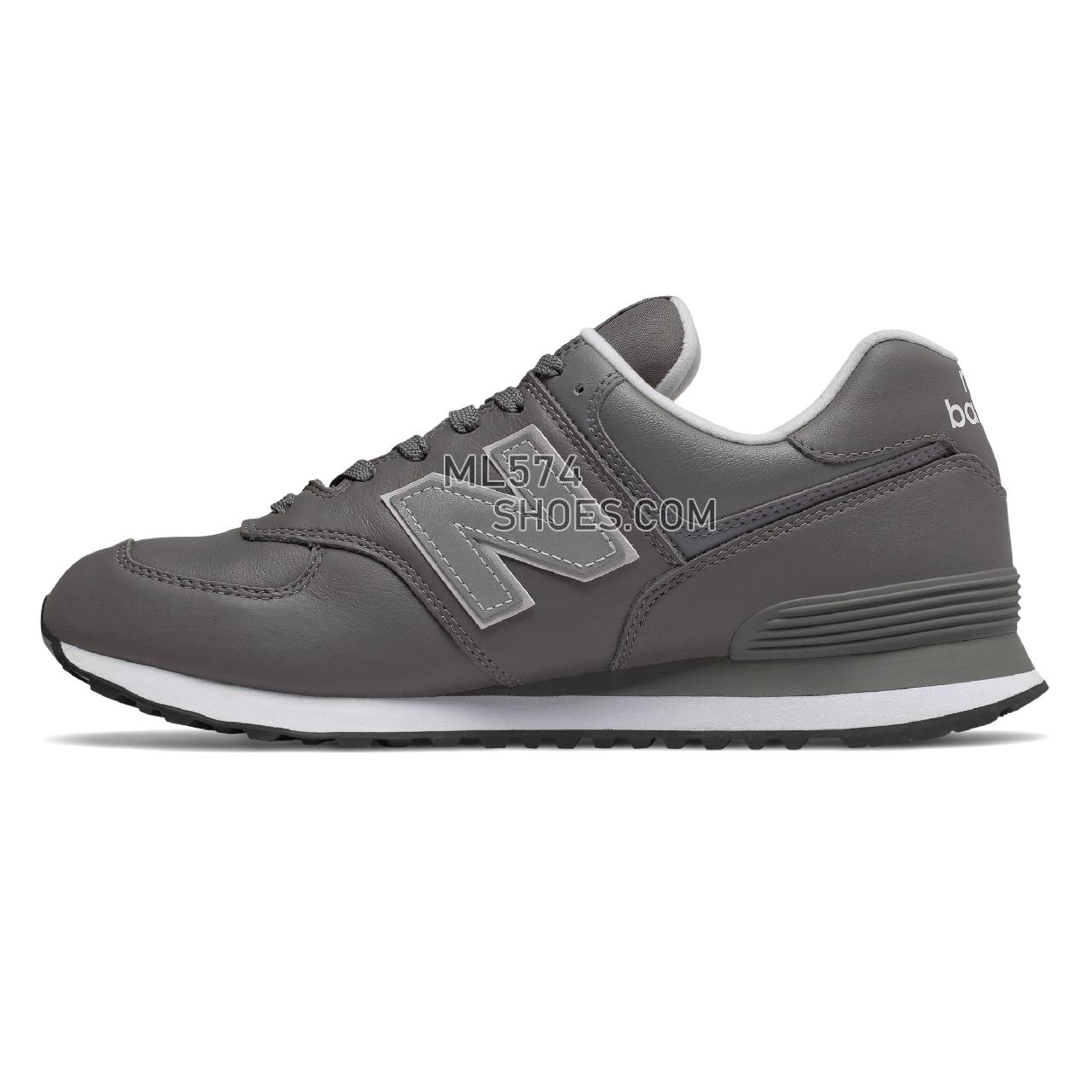 New Balance 574 - Men's 574 V2LP - Castlerock with White Munsell - ML574LPC