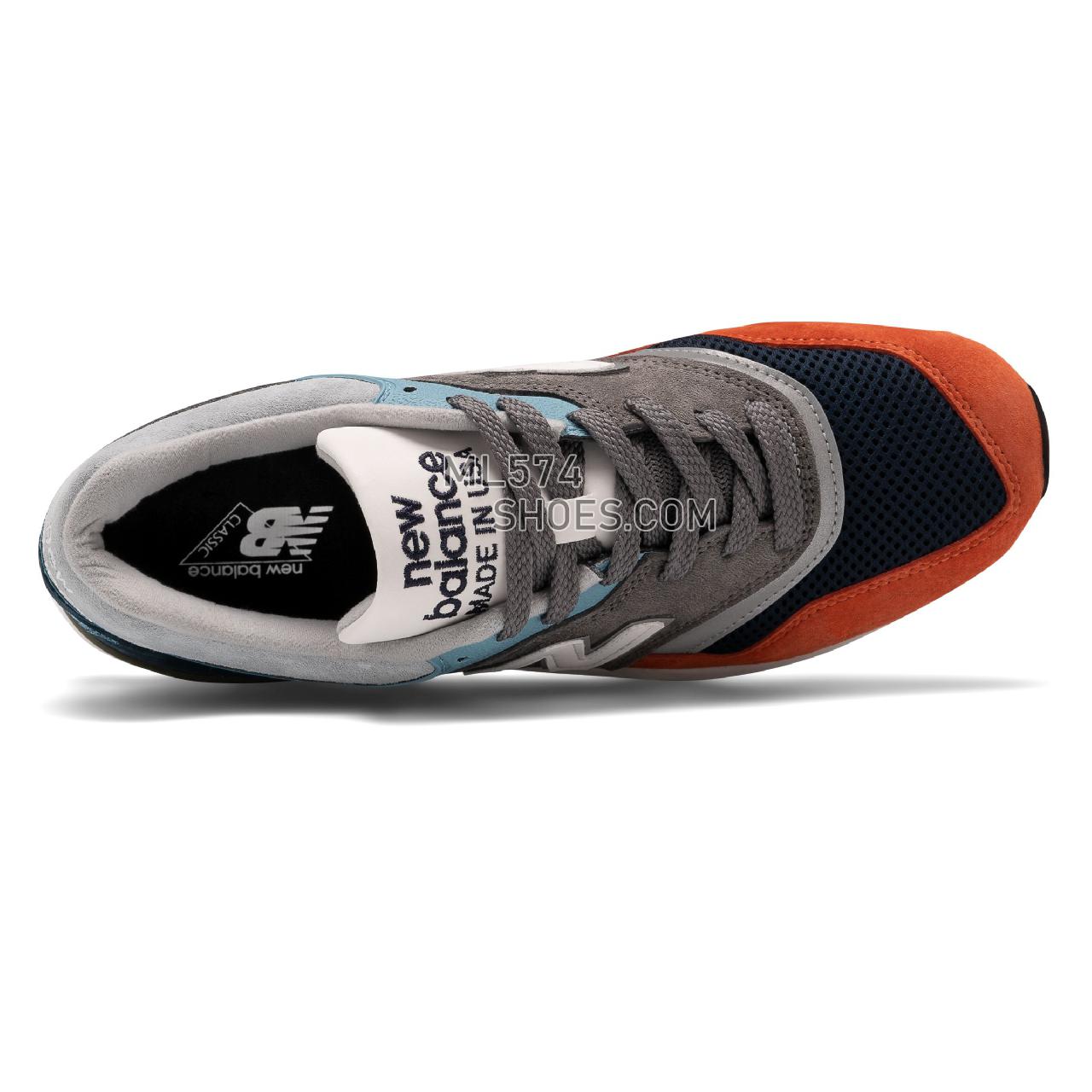 New Balance Made in US 997 - Men's Made in US 997 Classic ML997V1-28115-M - Light Blue with Grey - M997NAG