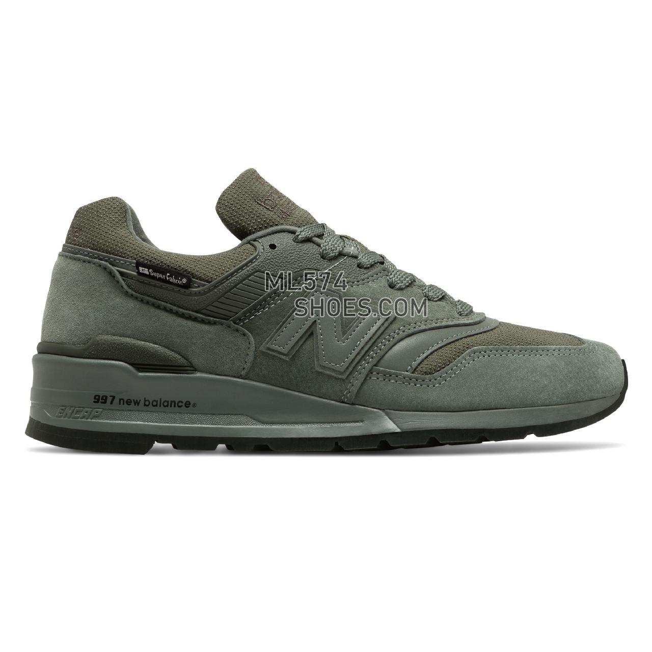 New Balance Made in US 997 - Men's Made in US 997 Classic ML997V1-28115-M - Dark Green - M997NAL