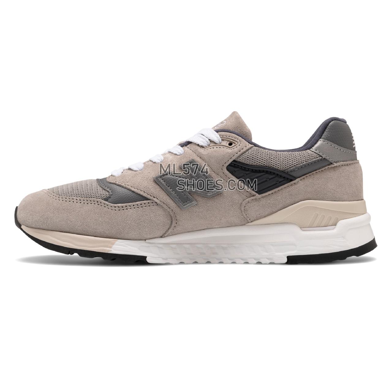 New Balance Made in US 998 - Men's Made in US 998 Classic ML998V1-27545-M - Grey with Light Grey - M998BLA