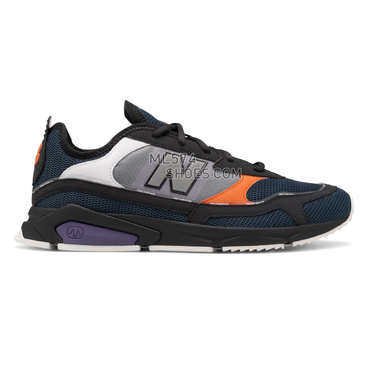 New Balance X-Racer - Men's X-Racer MSXRCHV1-28315-M - Phantom with Orion Blue and Coral Glow - MSXRCHLA