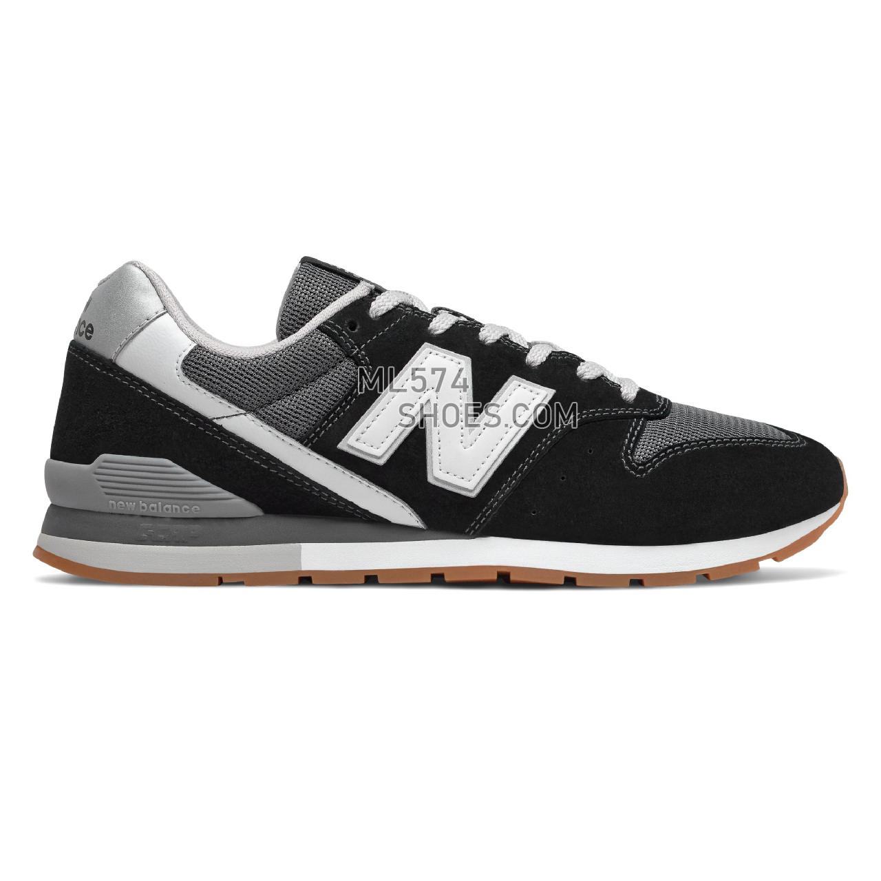 New Balance 996 - Men's 996 Classic - Black with Munsell White - CM996SMB