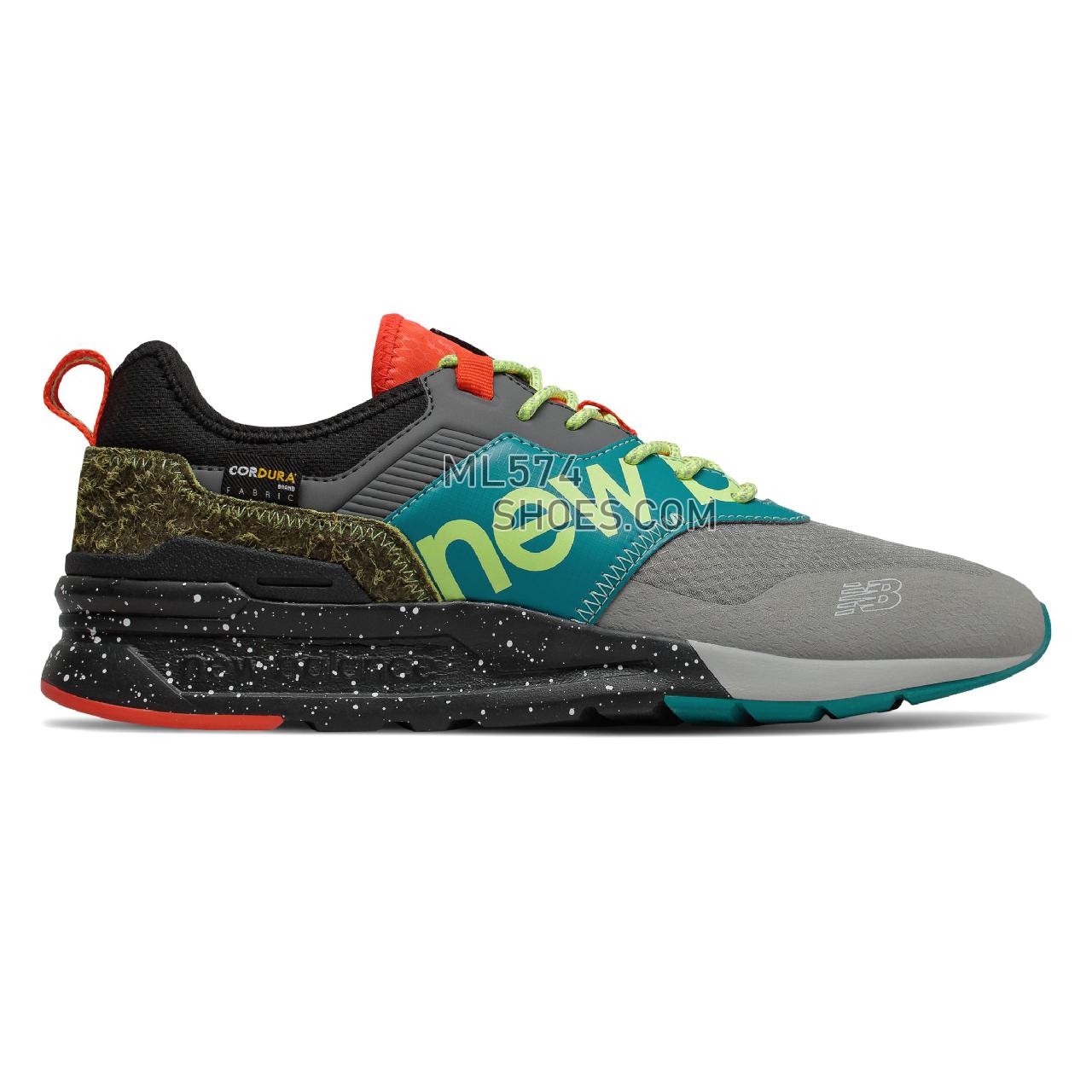 New Balance 997H Spring Hike Trail - Men's 997H Spring Hike Trail Classic - Team Away Grey with Neo Flame - CMT997HB