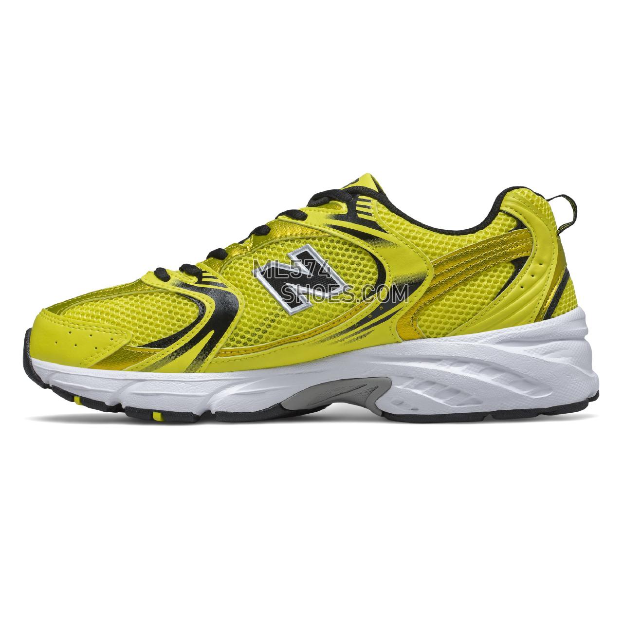 New Balance Unisex 530 - Men's 530 Classic - Sulphur Yellow with Black - MR530SE