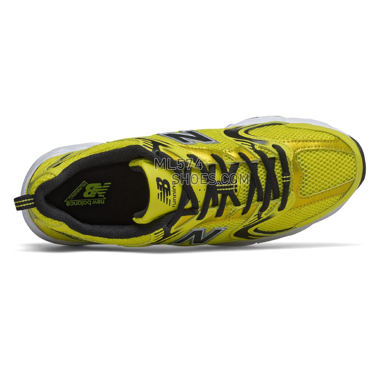 New Balance Unisex 530 - Men's 530 Classic - Sulphur Yellow with Black - MR530SE