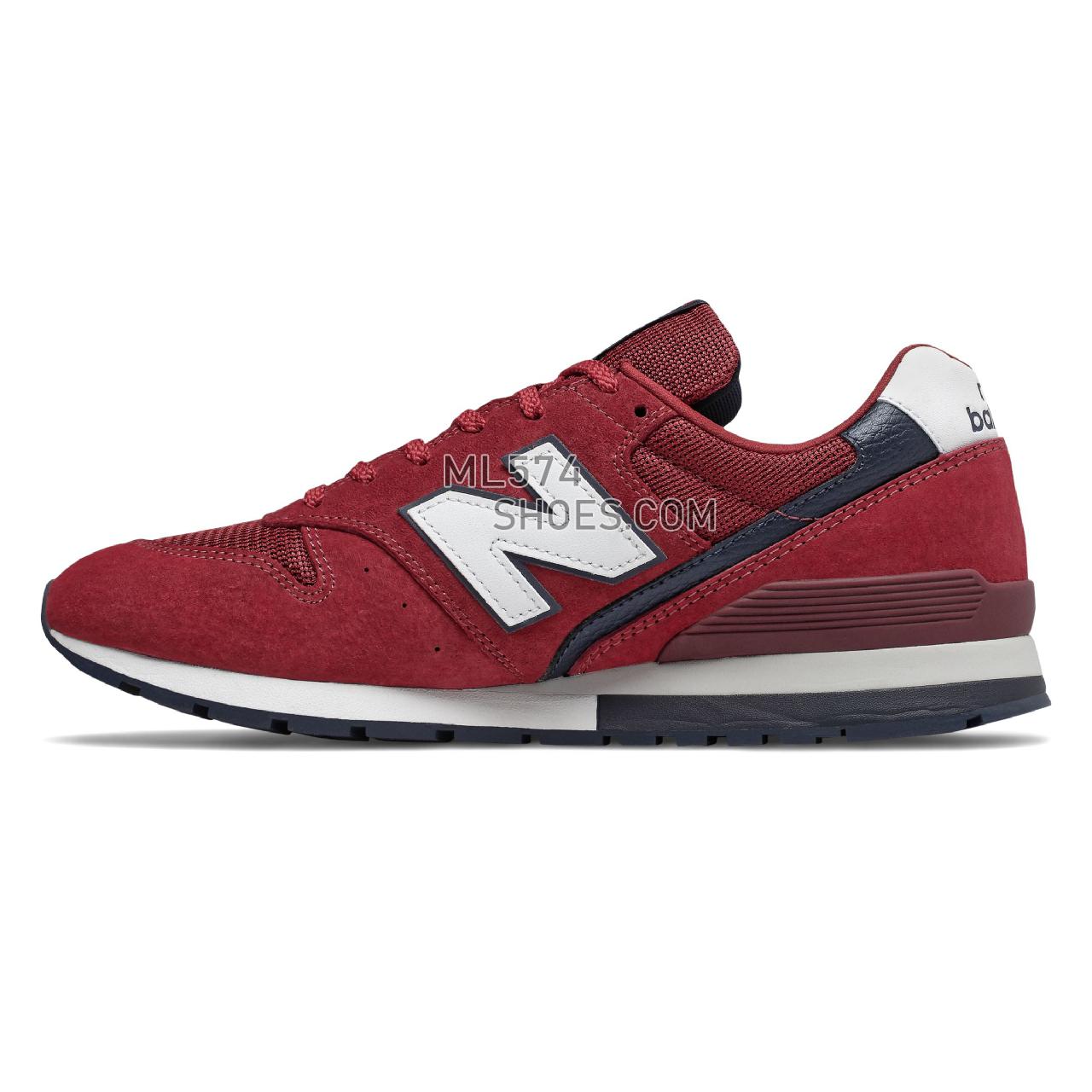 New Balance 996 - Men's 996 Classic CM996V2-27575-M - NB Scarlet with Eclipse - CM996RA