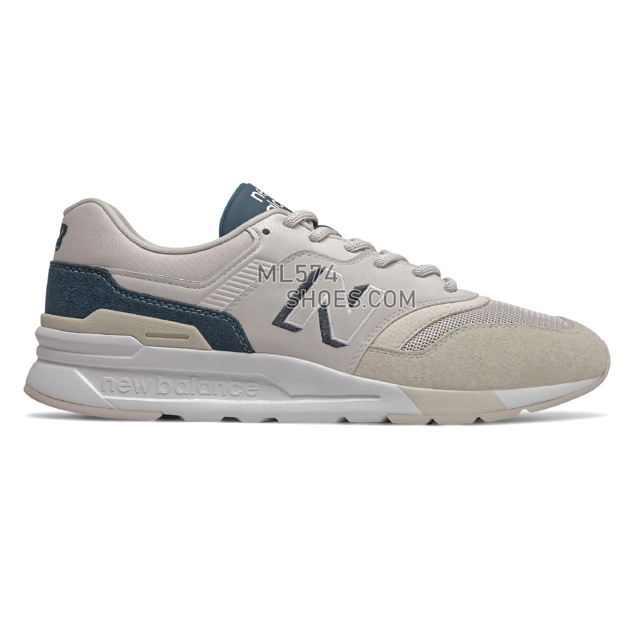 New Balance 997H - Men's 997H Classic - Silver Birch with Stone Blue - CM997HEN