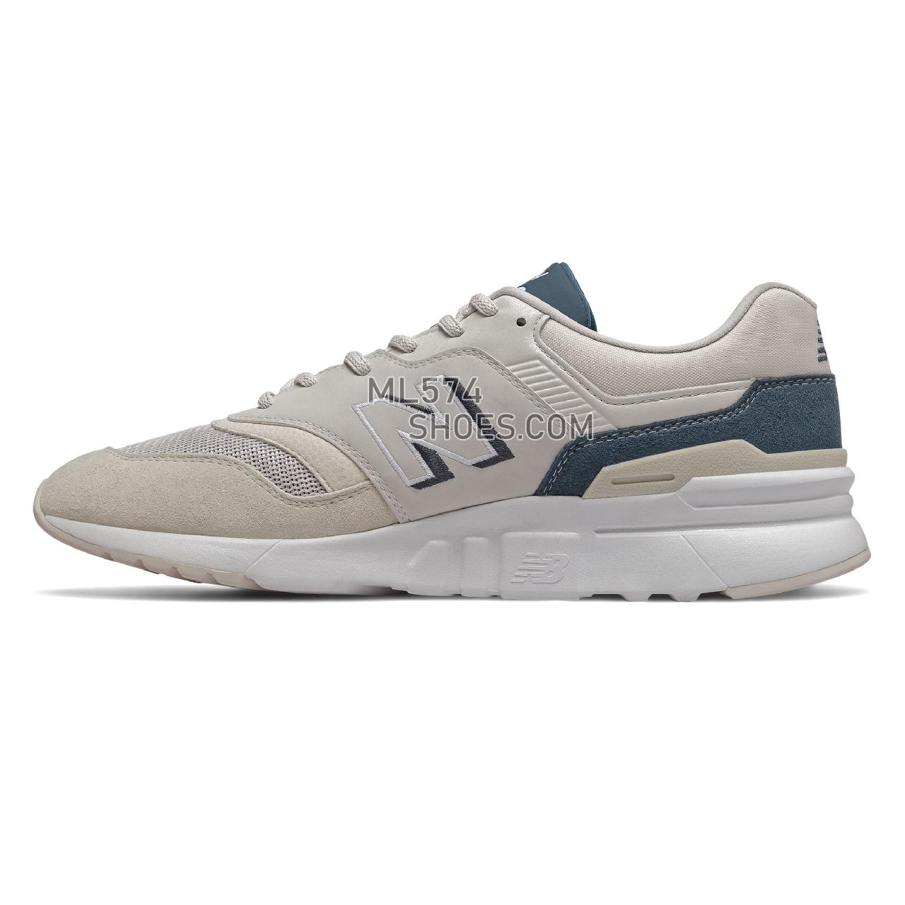 New Balance 997H - Men's 997H Classic - Silver Birch with Stone Blue - CM997HEN