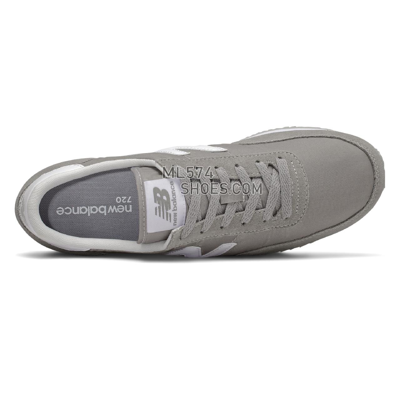 New Balance 720 - Men's 720 Classic - Team Away Grey with White - UL720AD