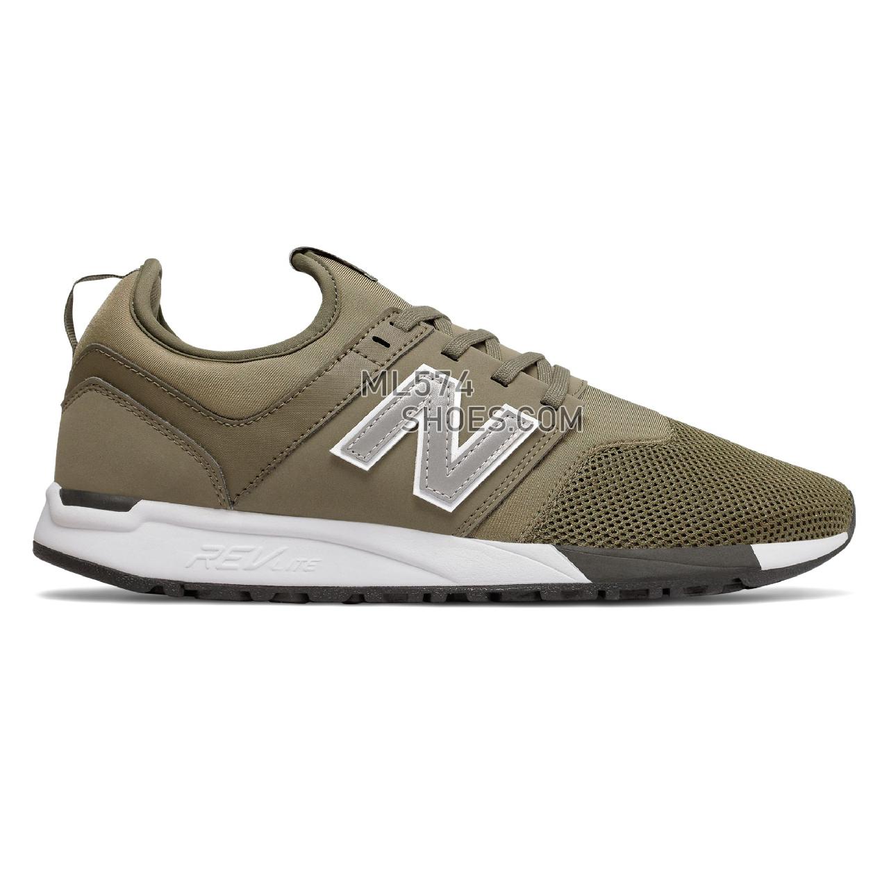 New Balance 247 - Men's 247 Classic - Triumph Green with Silver - MRL247OP