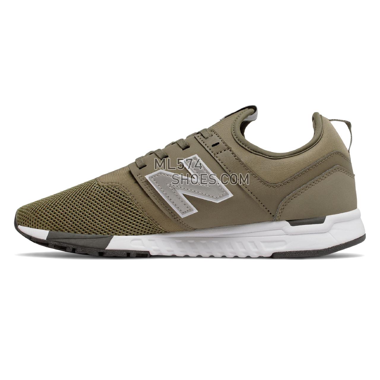 New Balance 247 - Men's 247 Classic - Triumph Green with Silver - MRL247OP