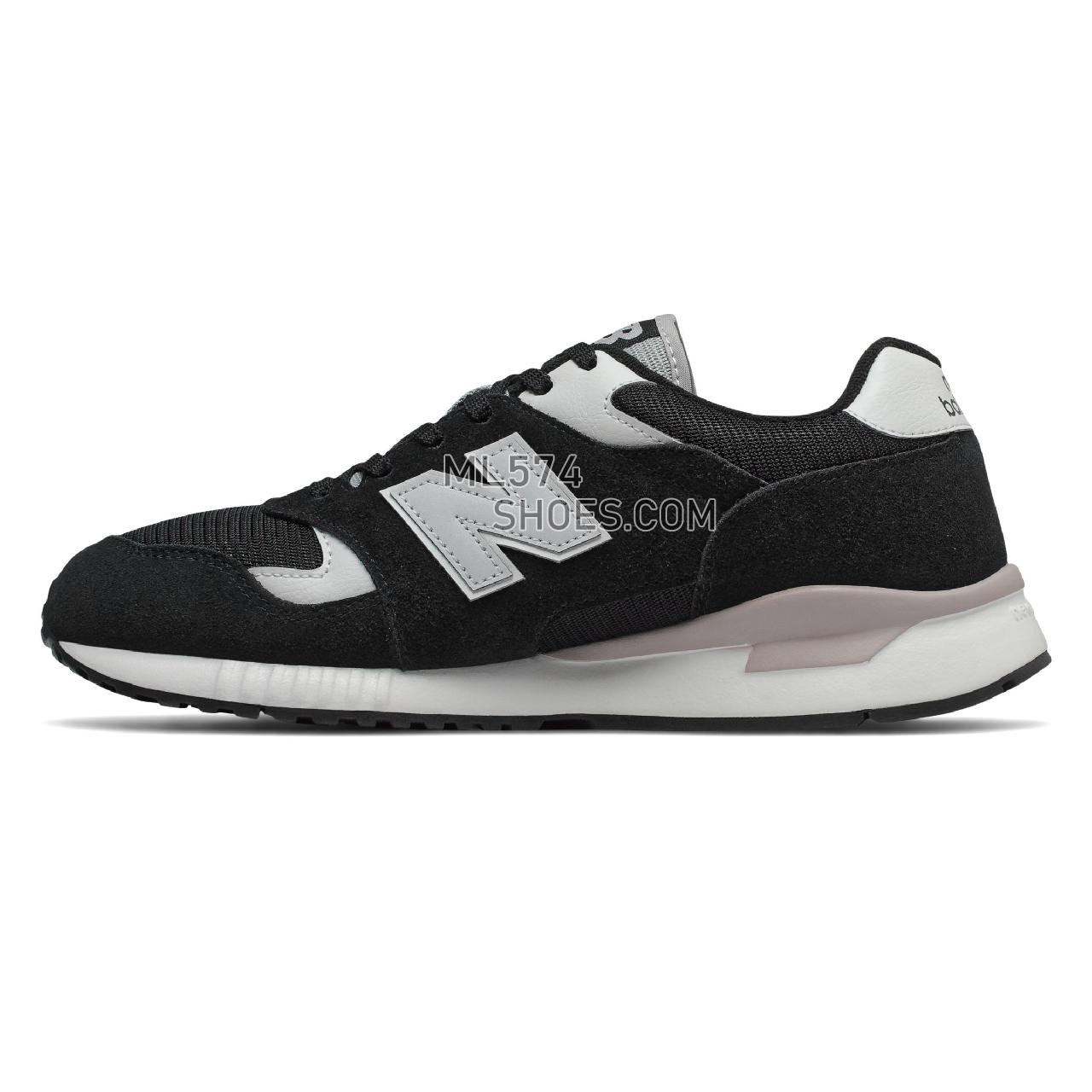 New Balance 570 - Men's 570 Classic - Black with White - ML570BNH