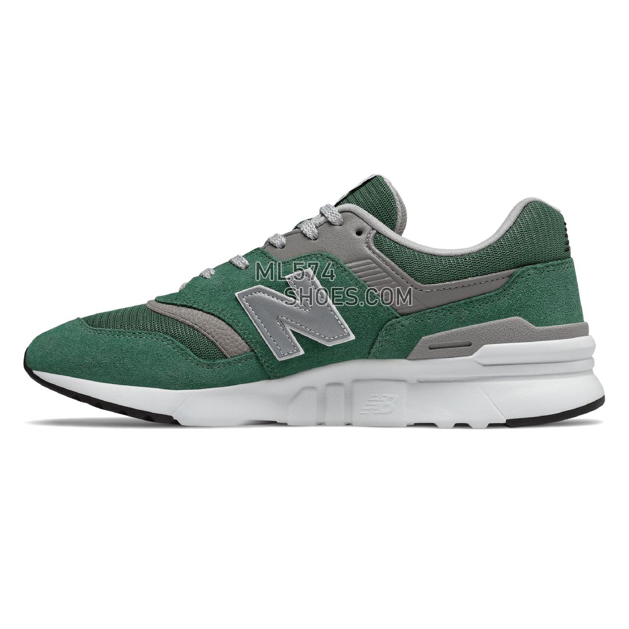 New Balance 997H - Men's 997H Classic CM997HV1-27438-M - Team Forest Green with Silver - CM997HXM