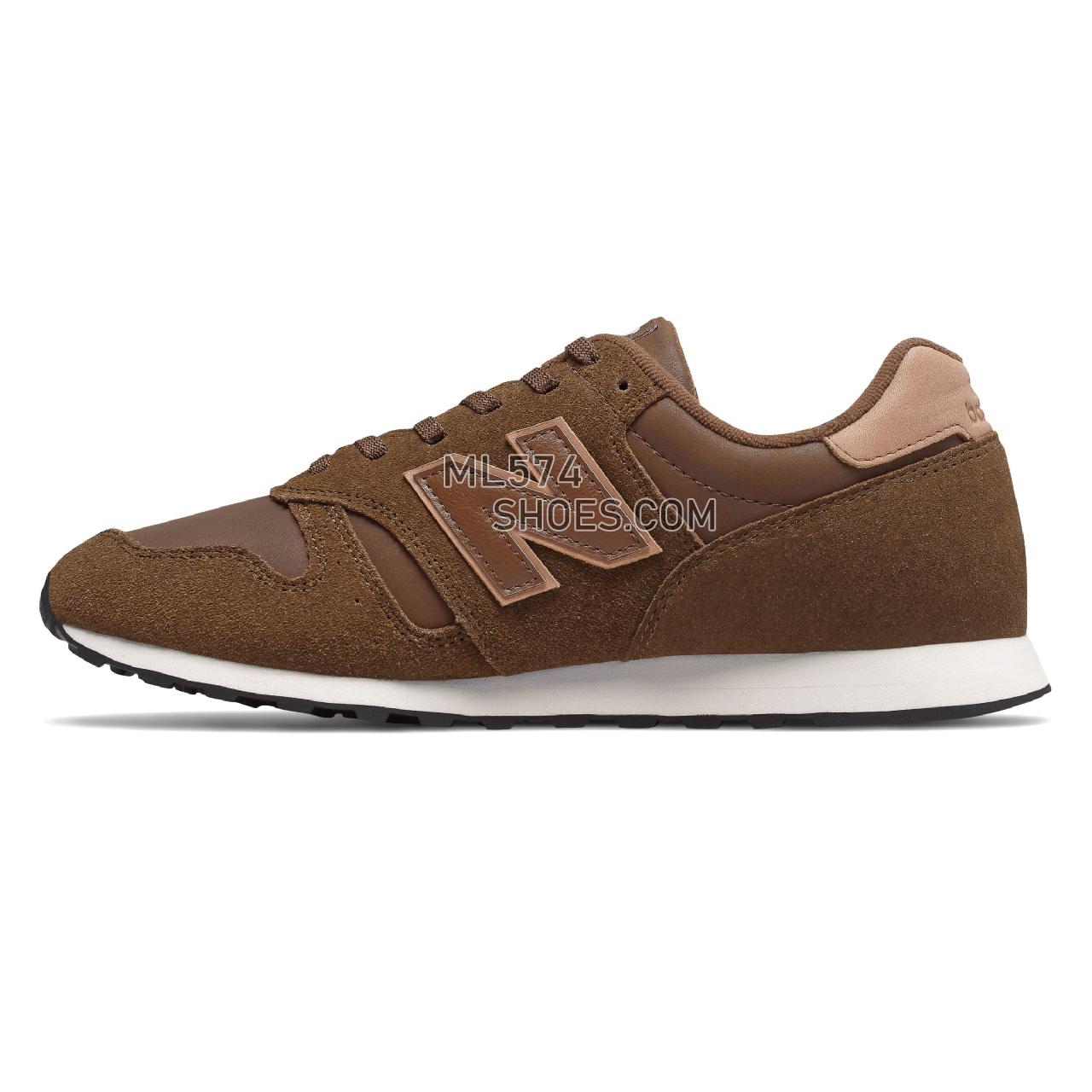 New Balance 373 - Men's 373 Classic ML373V1-23639-M - Pinecone with Veg Tan - ML373MRV