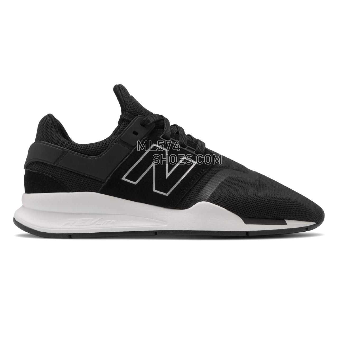 New Balance 247 - Men's 247 - Black with Munsell White - MS247GI