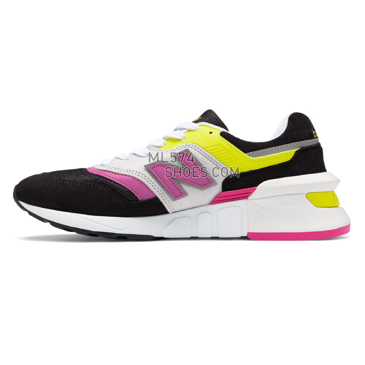 New Balance Made in US 997 Sport - Men's Made in US 997 Sport Classic - Black with Yellow - M997SKP