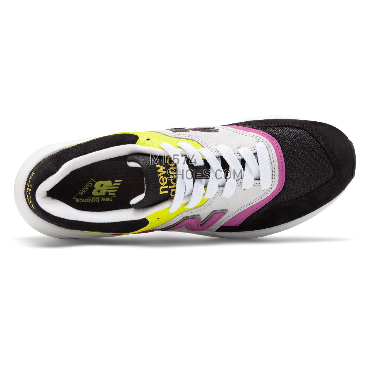 New Balance Made in US 997 Sport - Men's Made in US 997 Sport Classic - Black with Yellow - M997SKP