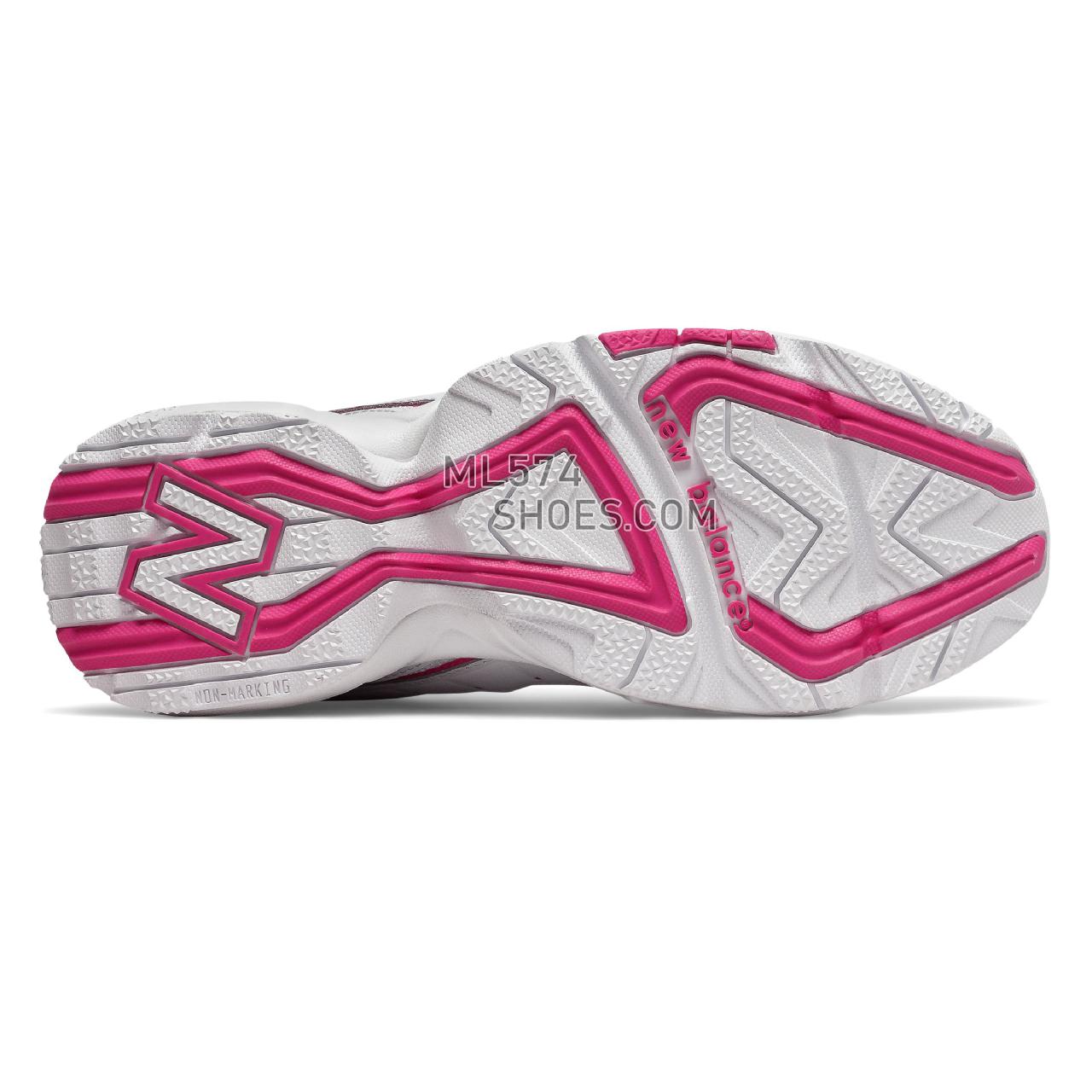 New Balance 452 - Men's 452 Training - White with Exuberant Pink and Vision Blue - MX452SC