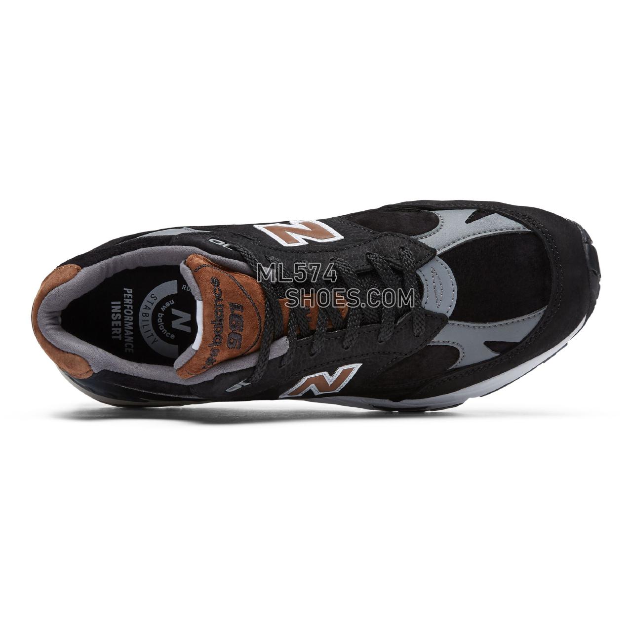 New Balance Made in UK 991 - Men's Made in UK 991 ML991V1-27419-M - Black with Brown - M991KT