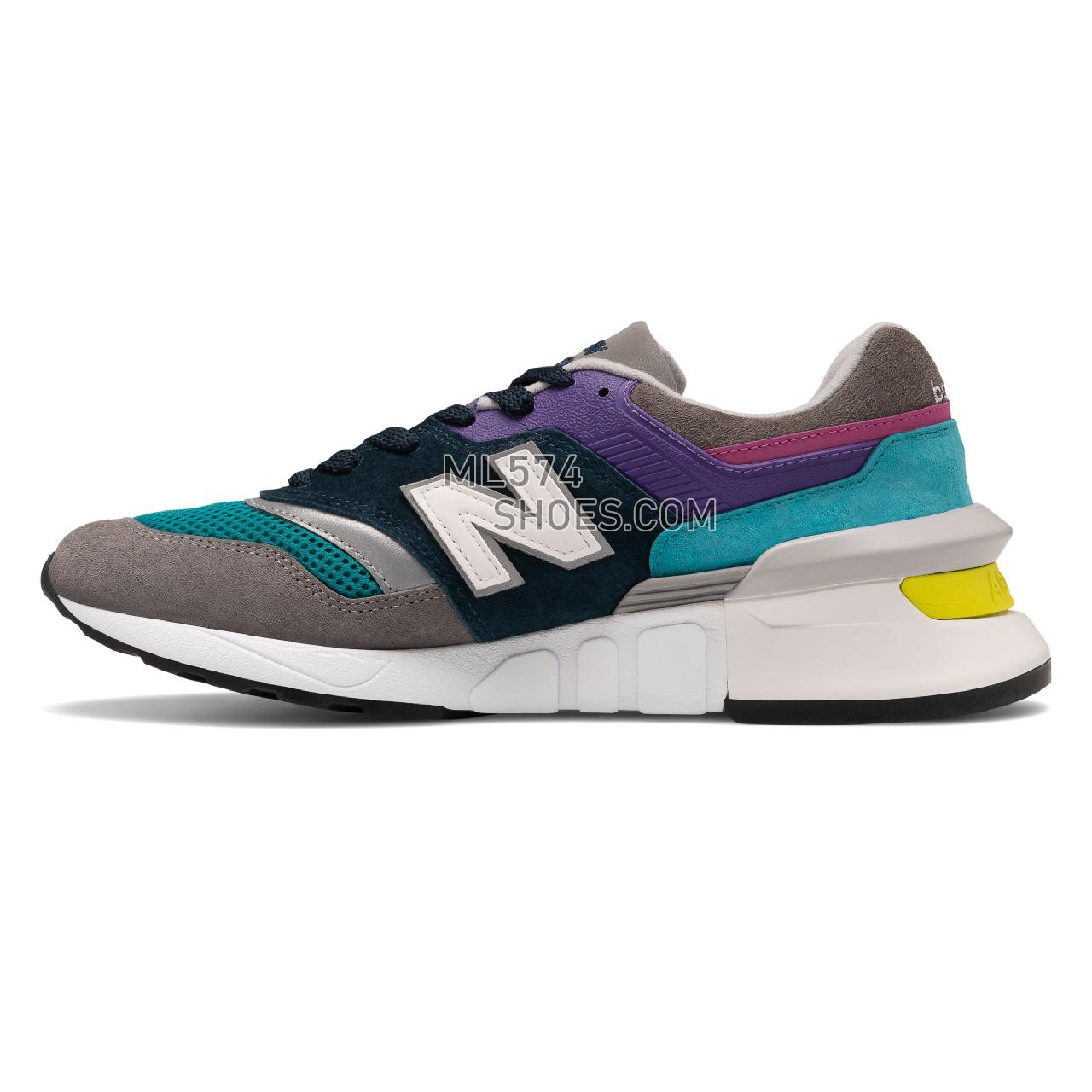 New Balance 997S - Men's 997S Classic - Grey with Blue - M997SMG