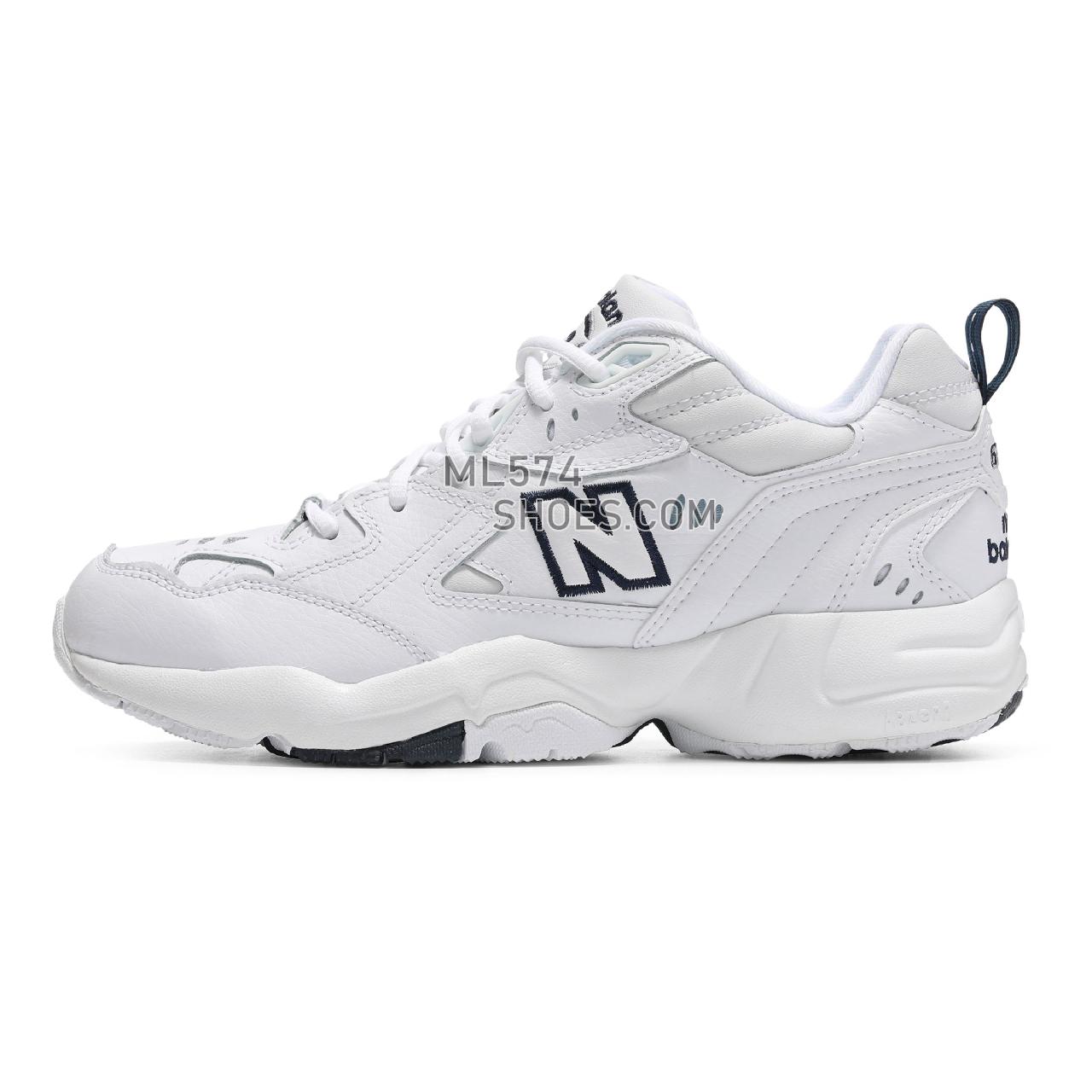 New Balance 608v1 - Men's 608v1 - White with Navy - MX608WT