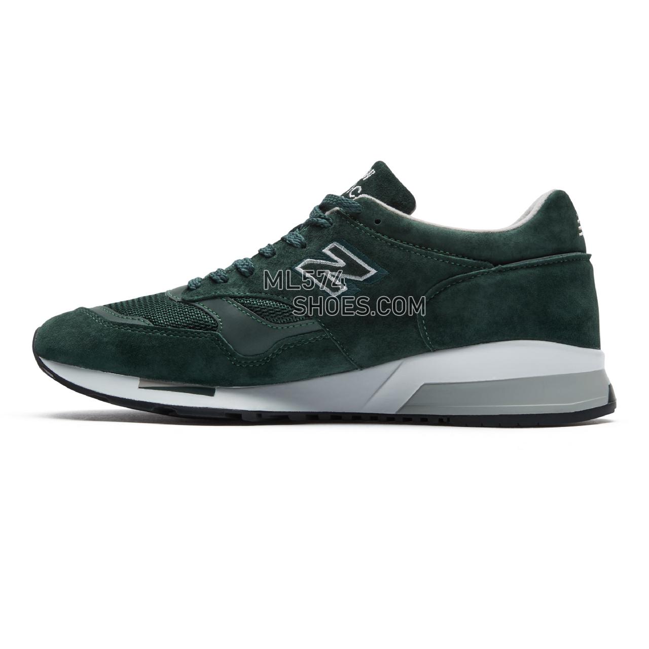 New Balance Made in UK 1500 - Men's Made in UK 1500 Classic - Dark Green with White - M1500DGW