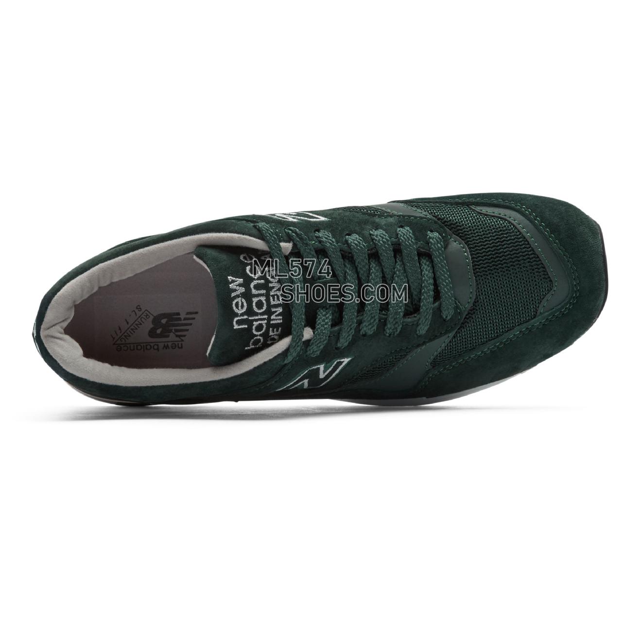 New Balance Made in UK 1500 - Men's Made in UK 1500 Classic - Dark Green with White - M1500DGW