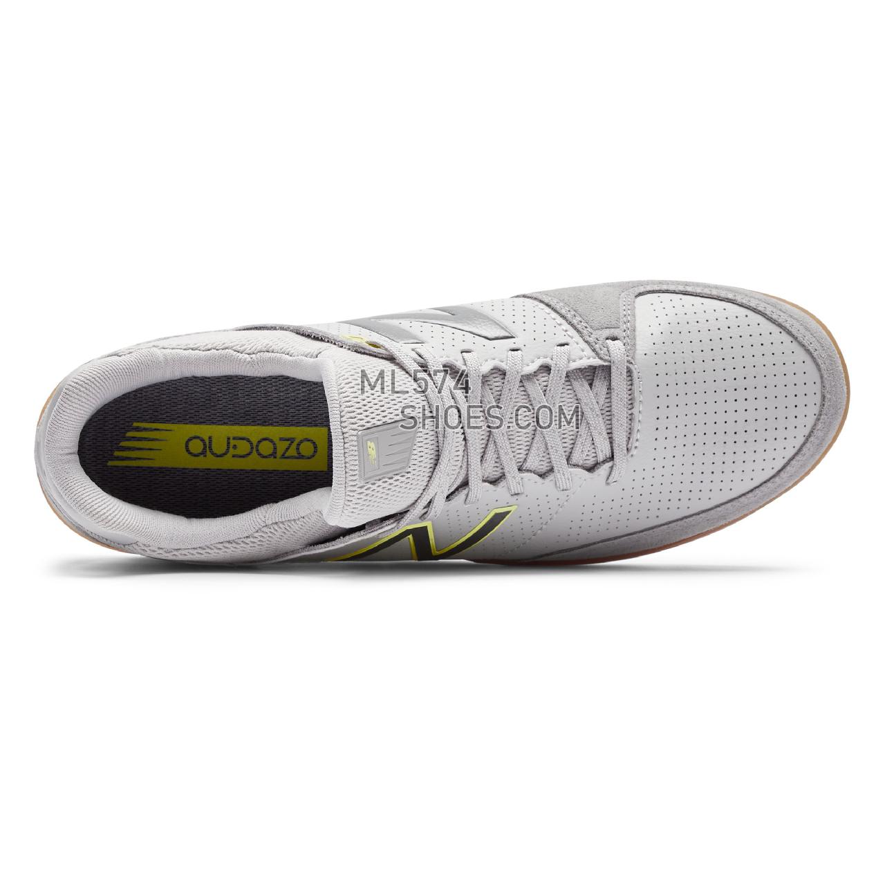 New Balance Audazo v4 Pro IN - Men's Audazo v4 Pro IN - Rain Cloud with Sulphur - MSAPIRS4