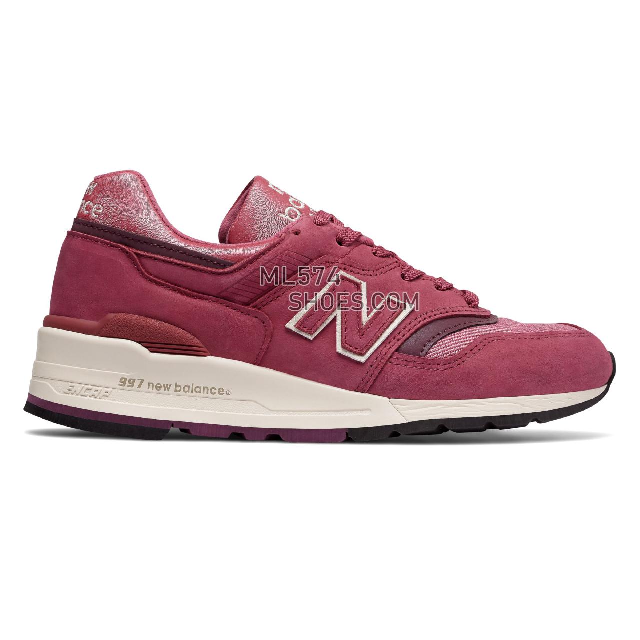 New Balance Made in US 997 The Retrospective Woman - Men's Made in US 997 The Retrospective Woman - Dragon Fruit with Birch - W997ER