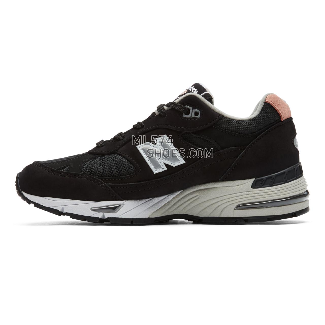 New Balance Made in UK 991 - Men's Made in UK 991 Classic - Black with Pink - W991KKP