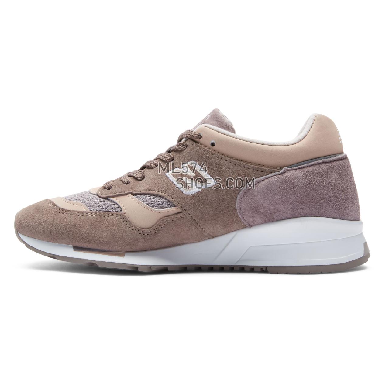 New Balance 1500 Made in UK - Men's 1500 Made in UK Classic W1500-PM - Grey with Pinky Grey - W1500LGS