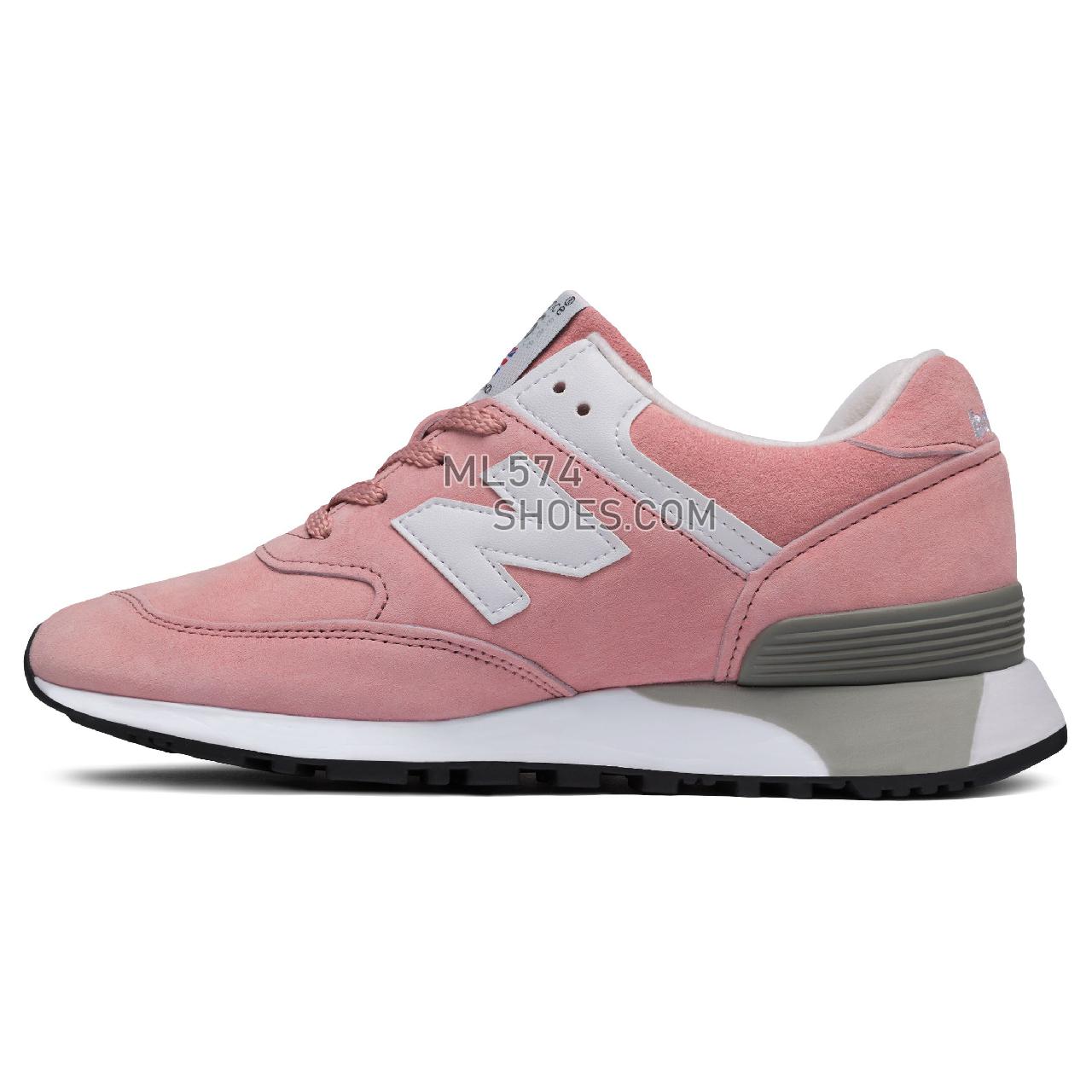 New Balance 576 Made in UK - Men's 576 Made in UK Classic W576-PS3 - Faded Rose with White - W576PNK