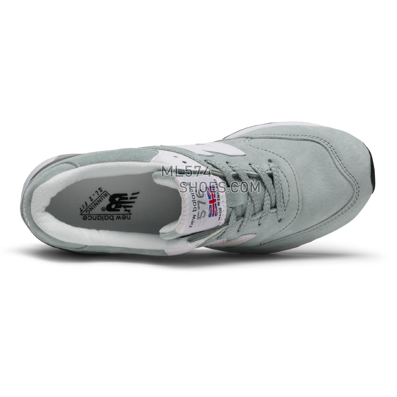 New Balance 576 Made in UK - Men's 576 Made in UK Classic W576-PS3 - Slate with White - W576PG