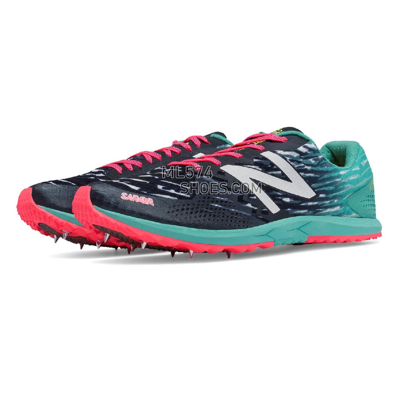 New Balance XC900v3 Spike - Women's Xc900V3 Spike - Running - Black with Teal - WXCS900A