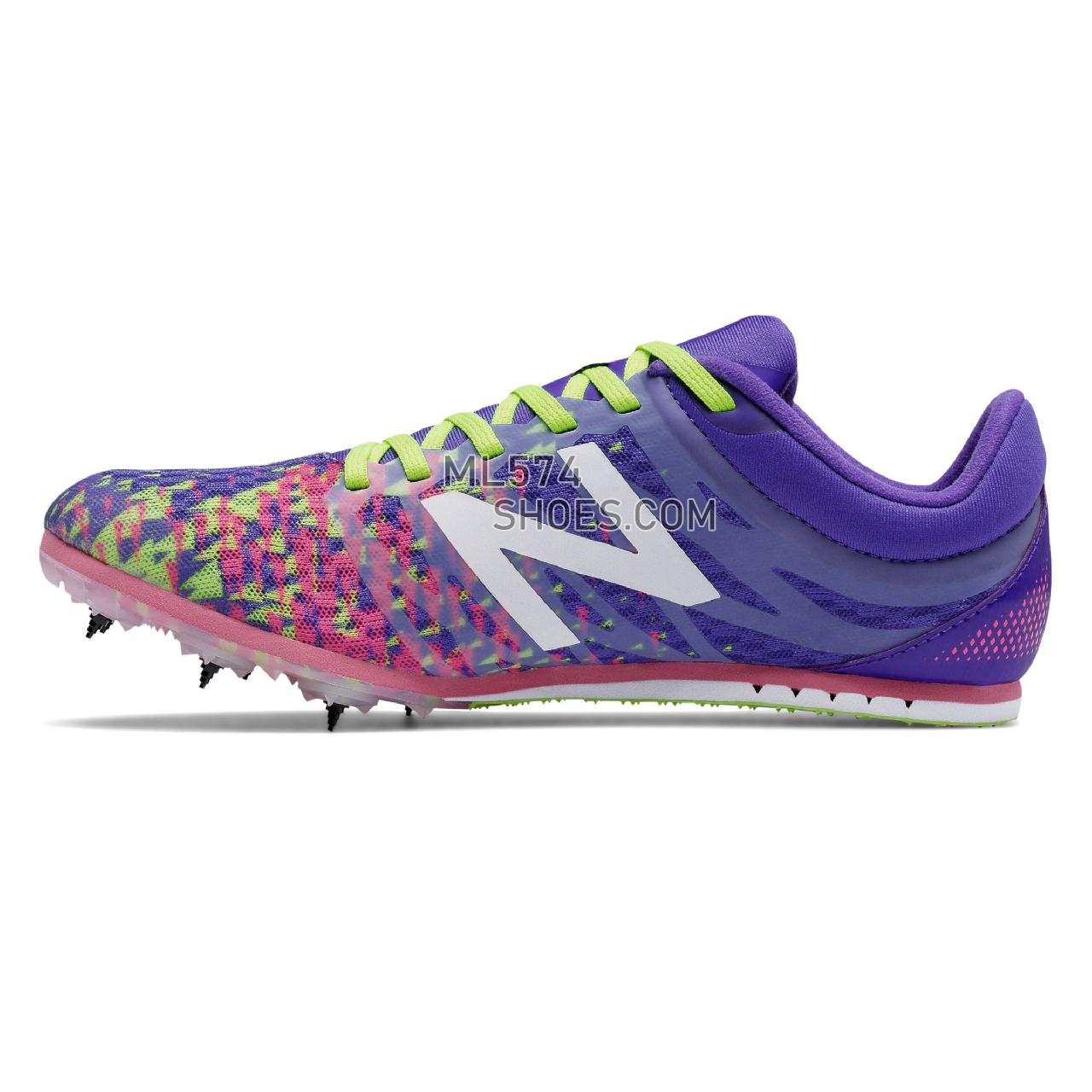 New Balance MD500v5 Spike - Women's Md500V5 Spike - Running - Purple with Firefly and Guava - WMD500P5