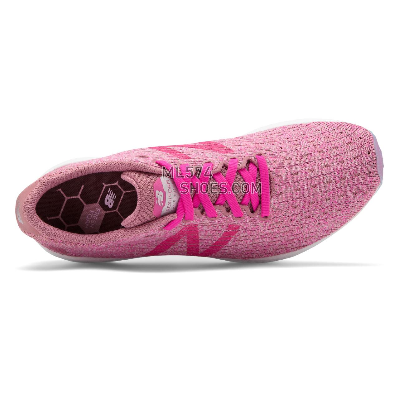 New Balance Fresh Foam Zante Pursuit - Women's Fresh Foam Zante Pursuit - Oxygen Pink with Twilight Rose and Peony - WZANPDR