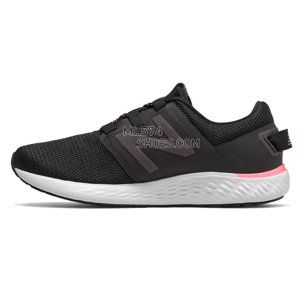 New Balance Fresh Foam Vero Racer - Women's Fresh Foam Vero Racer - Black with Bleached Guava - WVRCRLB1